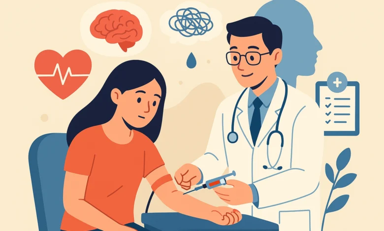 آزمایش سلامت روان | تست‌ها و شاخص‌های خونی و هورمونی