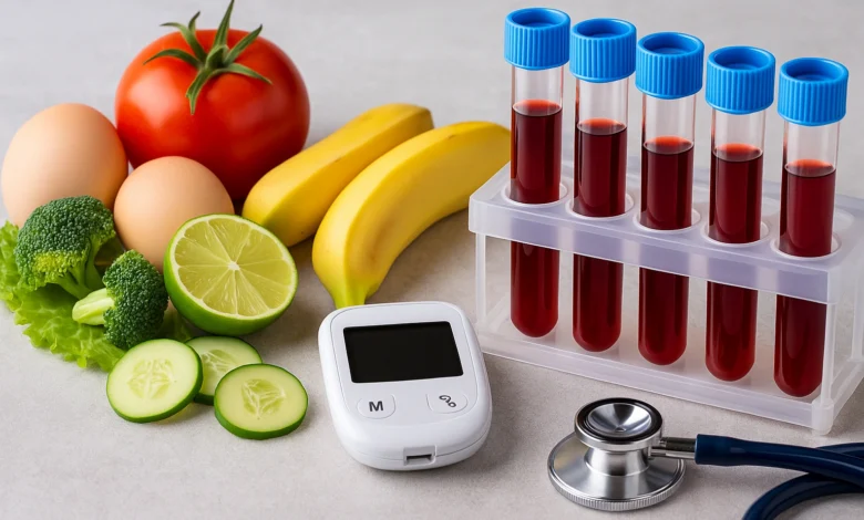 تأثیر رژیم غذایی بر نتایج آزمایش خون