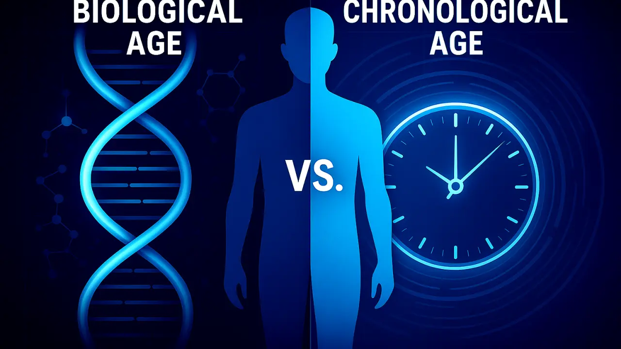 تفاوت سن بیولوژیکی و سن شناسنامه‌ای
