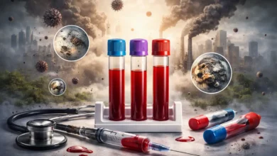 آلودگی هوا و آزمایش خون